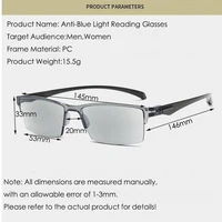 Lunettes de lecture intelligentes à n'aime automatique pour hommes et femmes, anti-lumière bleue, lunettes optiques, lunettes d'ordinateur 6