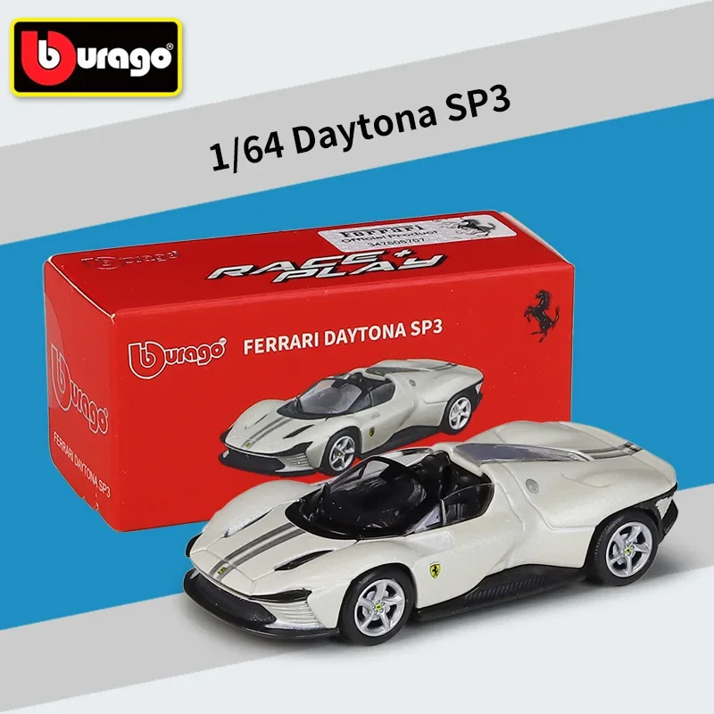 Bburago 1:64 Italian Ferrari Series Die-Cast Sport Car - Deluxe Edition with Paper Box Packaging
