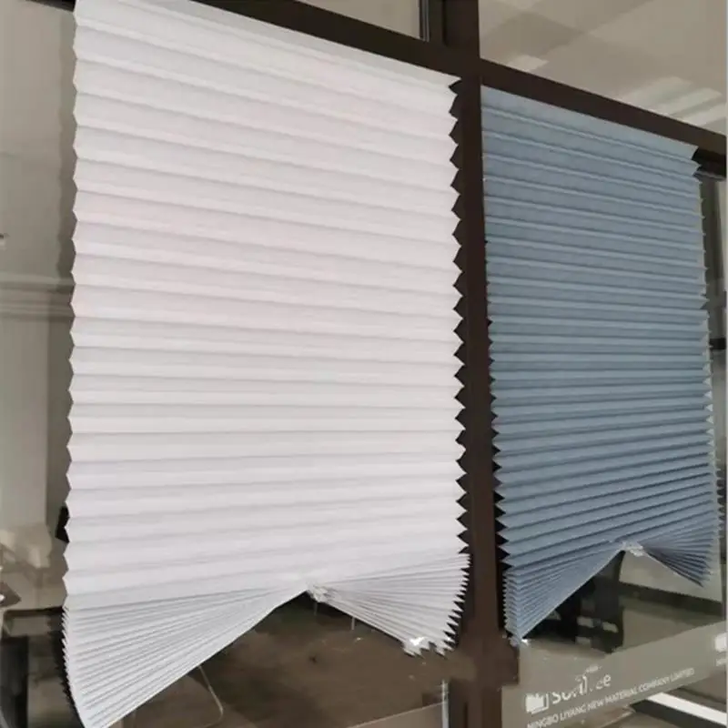 Self-Adhesive Blinds Semi-Blind Window Curtains Bathroom Kitchen Balcony Office Pleated Curtains