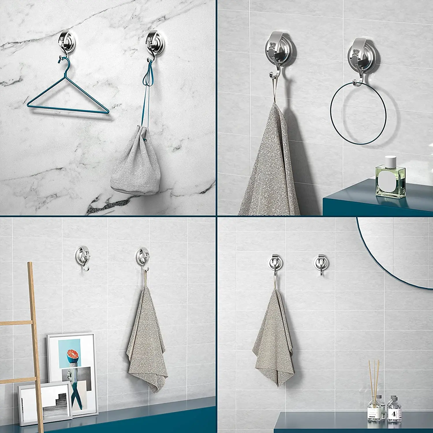 Suction Cup Hooks for Shower Heavy Duty Vacuum Shower Hooks for Inside  Shower Super Suction for Kitchen Bathroom Restroom 1pc - AliExpress