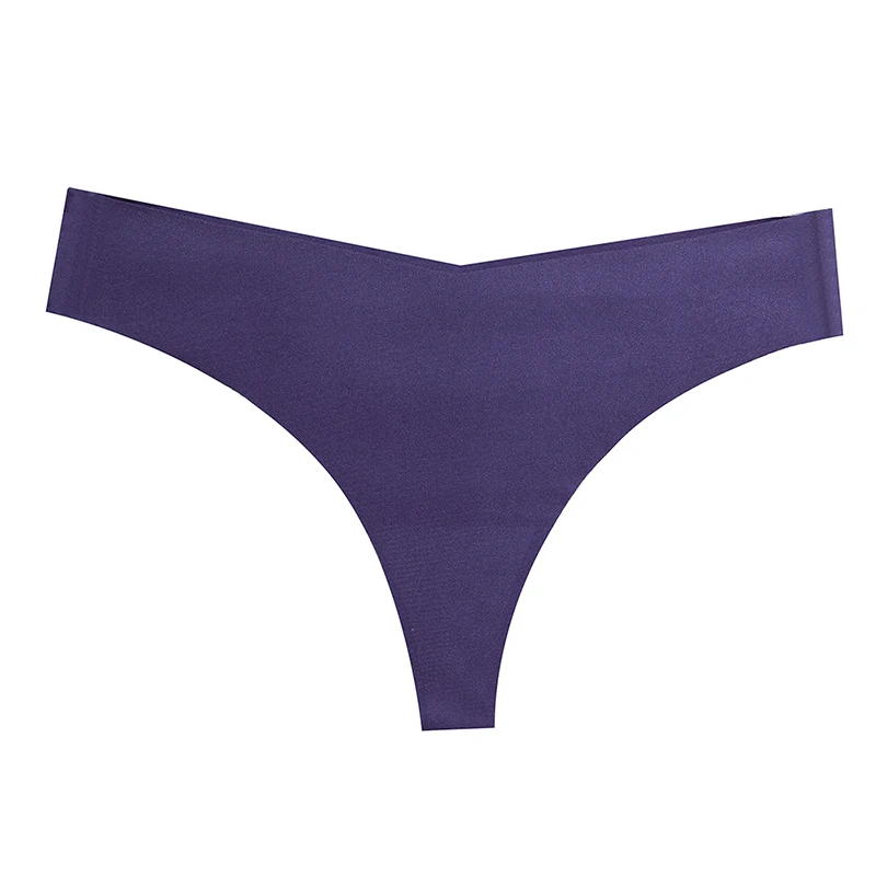 Elegant Ice Silk Seamless Bikini Panties – Soft, High-Elasticity Low-Rise Underwear