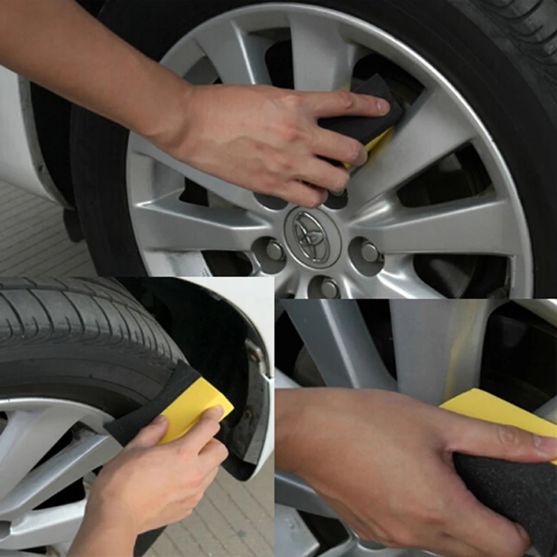 

Auto U-Shape Brush Band Wax Polishing Compound Sponge Edge Sponge Band Brush Car Sponge 2pcs