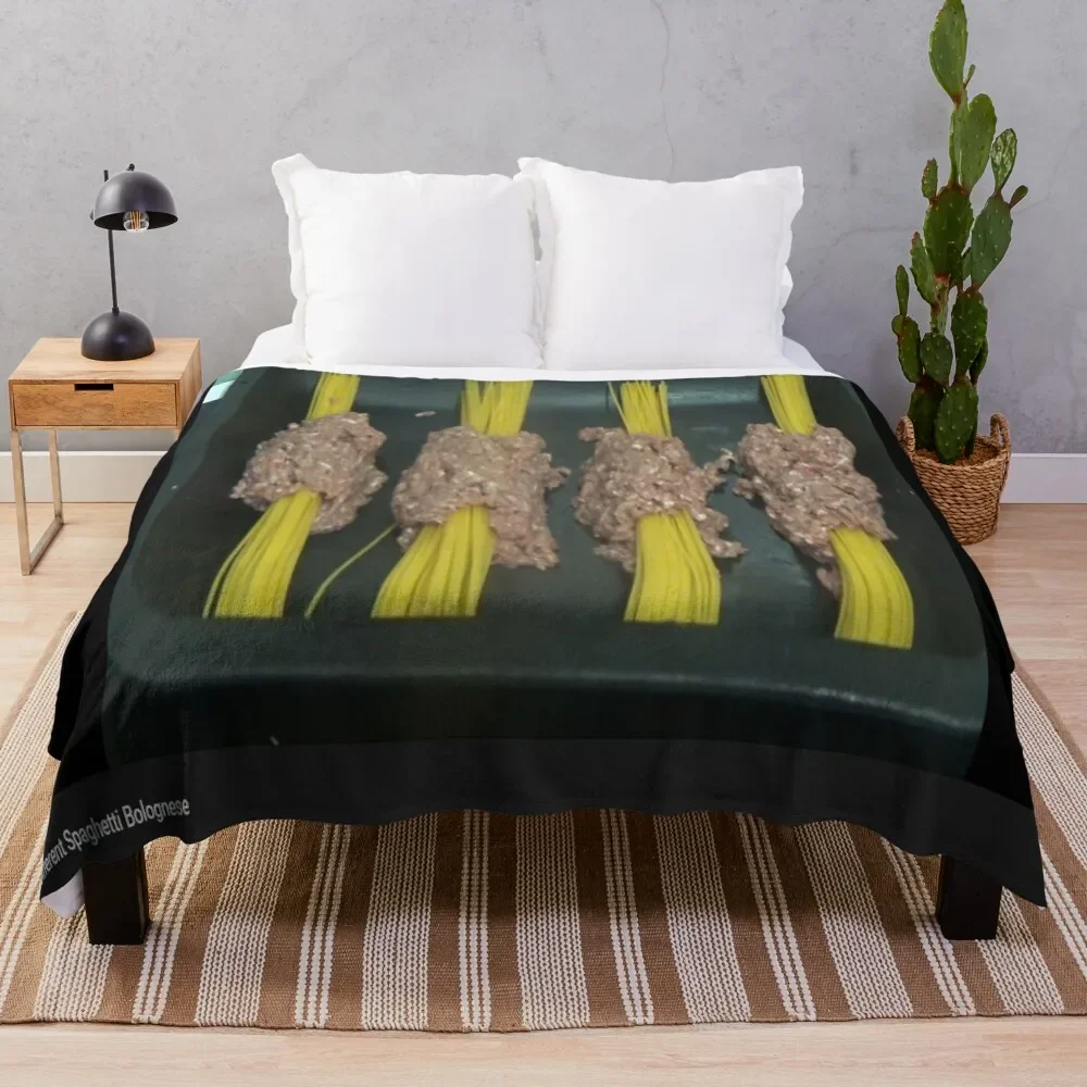 

A Different Spaghetti Bolognese - Kay's Cooking Throw Blanket For Sofa Thin Retros Weighted Blankets