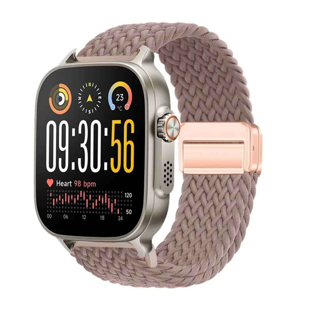 Braided Magnetic Wristband Strap for Smartwatches - Universal 22mm Strap Accessory