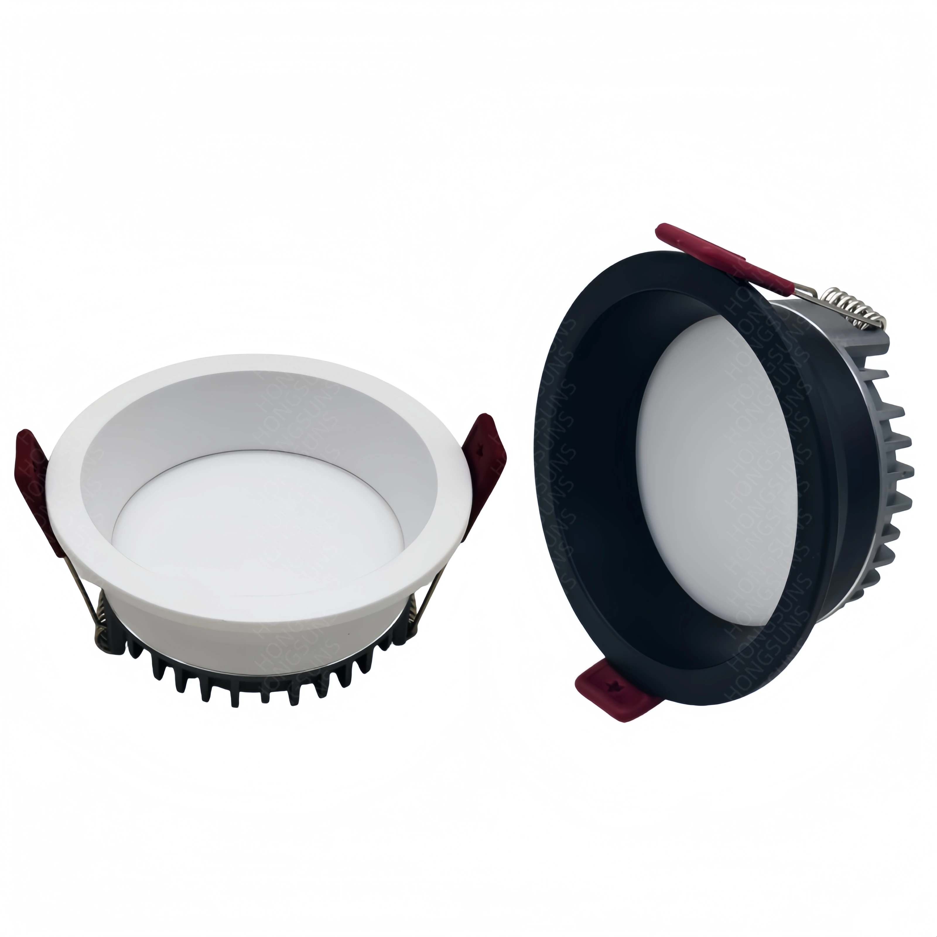 Tuya Zigbee DALI 스마트 LED 다운라이트 눈부심 방지 매립형 3 CCT 블랙/화이트 110/220V 디밍 가능 천장 램프 침실 주방