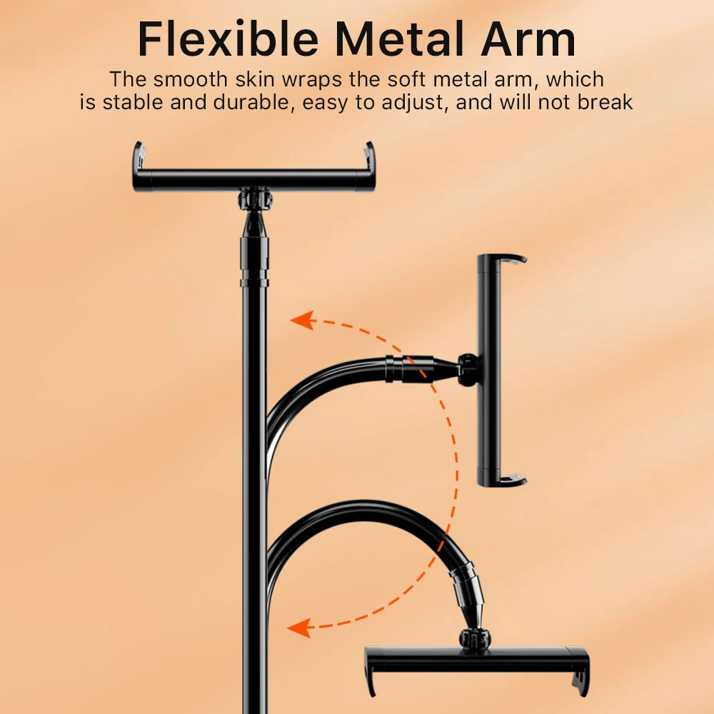 Tablet Stand CASEPOKE Bedside Table Tablet Stand Adjustable Long Arm Clamp Tablet Lazy Stand Suitable For iPad Samsung Xiaomi 4-11 inches tablet holder tablet stand ipad laptop holder