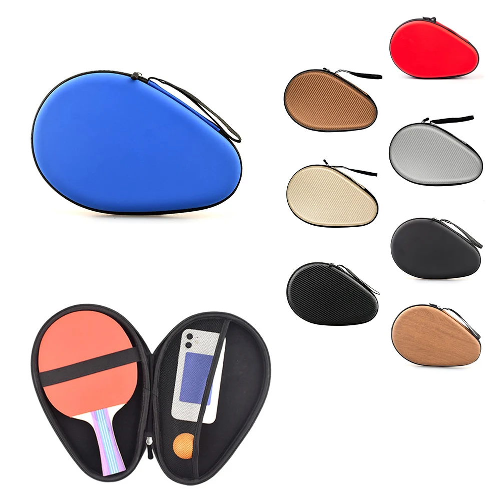 

1PC Table Tennis Bag Set EVA Racket Bag 28x18x4cm Waterproof Table Tennis Racket Set Gourd Shaped Design Racket Components