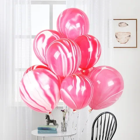 

5/10 pcs 10inch Painting Marble Agate Balloons Colorful Cloud Latex Balloon Wedding Xmas Decoration Birthday Party Ballon Globos