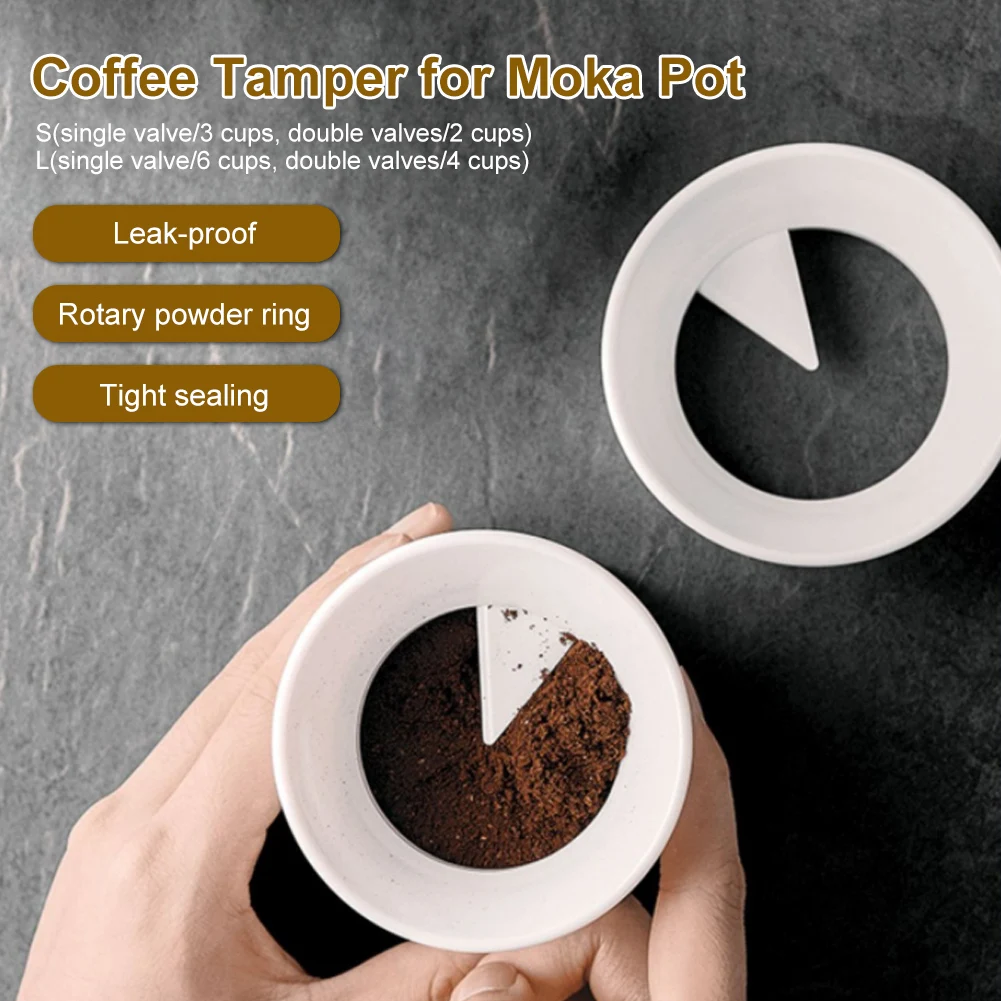 Coffee Dosing Ring ABS Coffee Distributor Handmade Coffee Leveler Espresso Tools 85MM 90MM