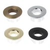 Replacement Brass Made Bathroom Basin Faucet Sink Overflow Cover Black Silver Gold Vintage Bronze With Six-feet  Ring Insert 1