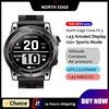 NORTH EDGE 2023 New GPS Watches Men Sport Smart Watch HD AMOLED Display 50M ATM Altimeter Barometer Compass Smartwatch for Men 1