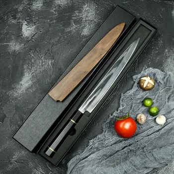 11 inch Professional Premium Ebony Handle Sashimi Knife 1