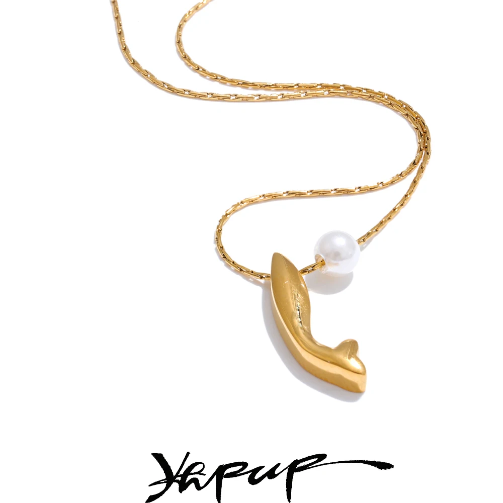 Yhpup Simulated Pearls Necklace Women