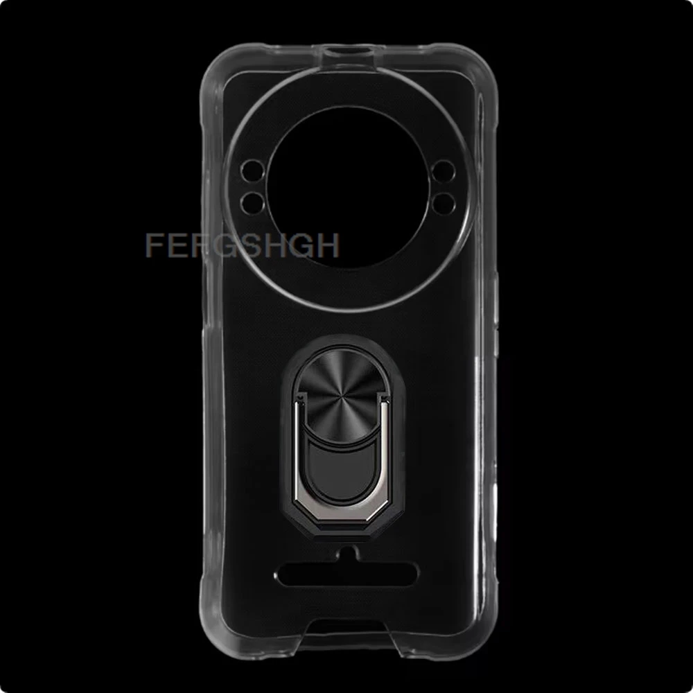 Durable Ring Holder Bracket Phone Case with TPU Soft Silicone Cover - 5.99