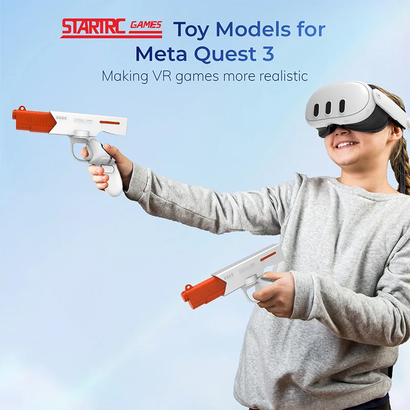 DEVASO Meta Quest 3/3S VR Eyeglass controller stock holder shooter game expansion pistol stock accessories