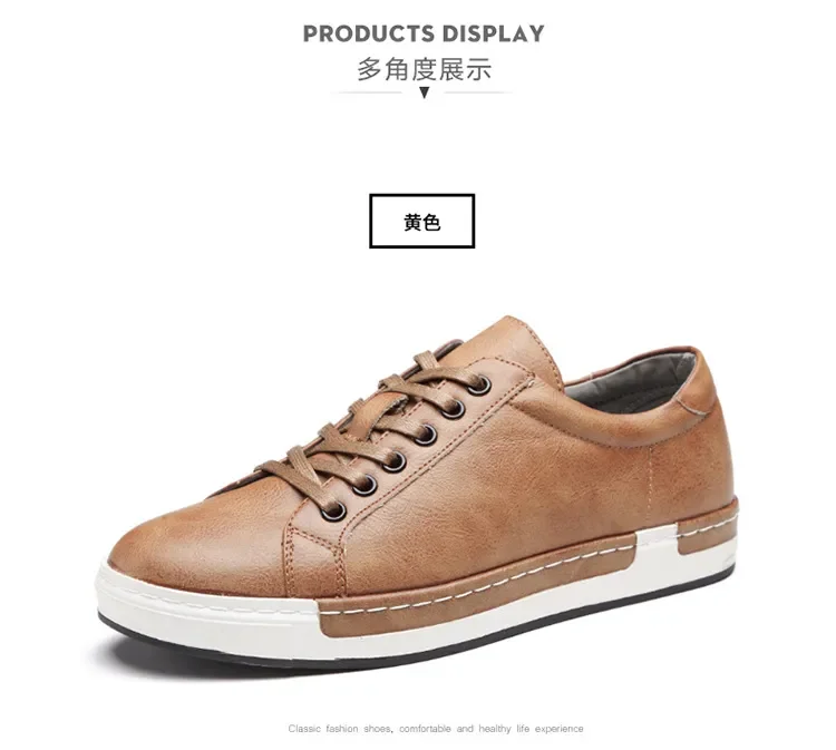 Men Leather Casual Shoes Men Sneakers Autumn Brand Mens Suede Shoes Comfortable Flat Male Footwear Zapatillas Hombre 2024