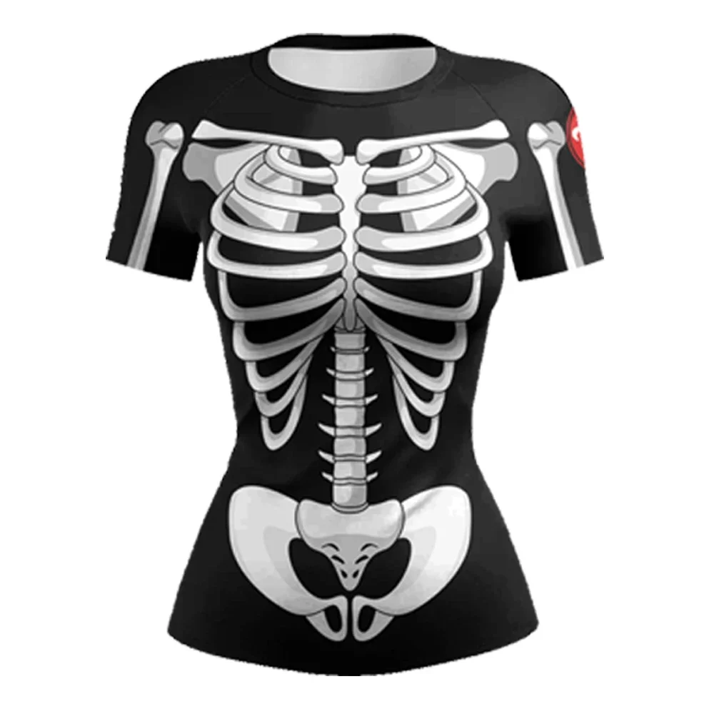 Women Sports Apparel MMA T-shirt BJJ Rash Guard Compression Shirts No Gi Jiu Jitsu