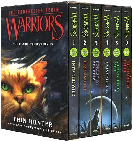 Warrior Cats Series 1 The Prophecies Begin 6 Books warriors erin hunter