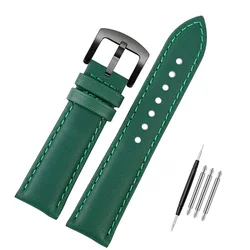 Enhanced Nylon Strap for Sport Watches - Blue Water Ghost Design, Available in Multiple Sizes (Green black)