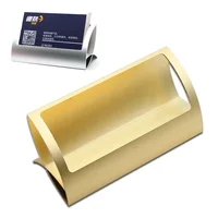 Creative Metal Card Holders Note for Office Display Desk Business Holders Desk Accessories Stand Clip Memo Clip Holder 1