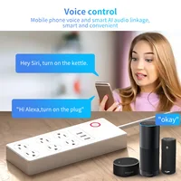 Tuya US Power Strip with Power Monitor Wifi Smart Plug Electrical Sockets USB Ports Extension Cable Works with Alexa Smart Life - Image 4