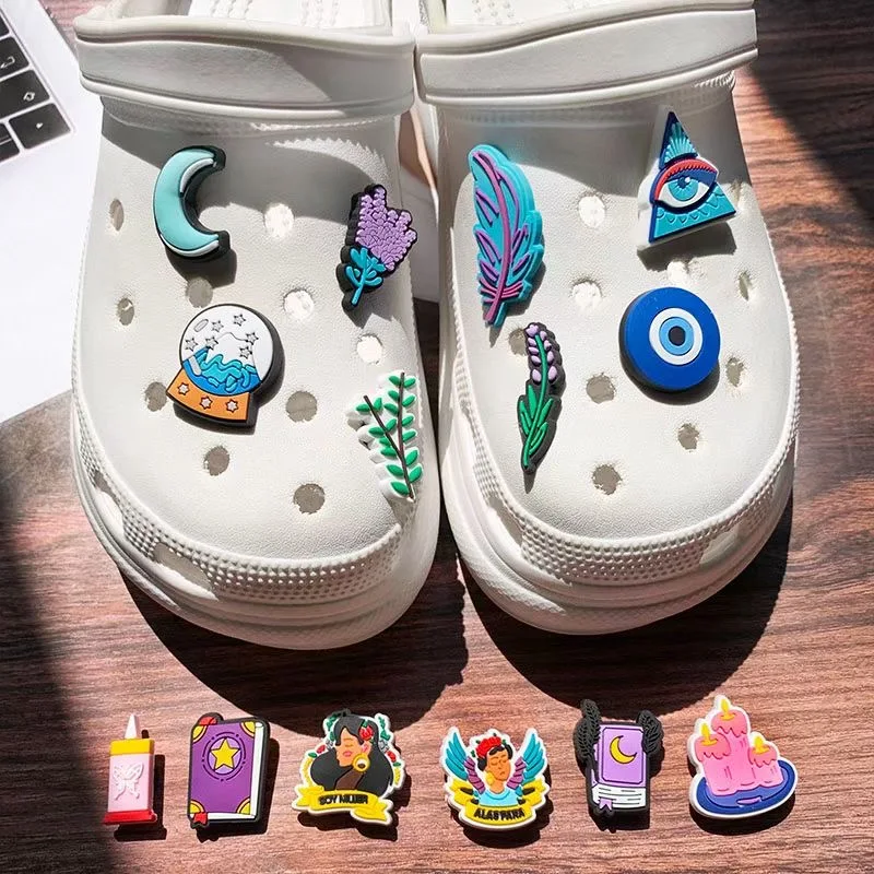 Bohemian Style Shoe Charm - Vibrant Clog Decoration