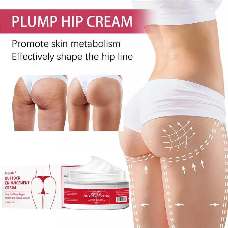 Natural Hip Enhancement Cream Improves Relaxation Firming Lifting Anti Wrinkle Quickly Absorbs Big Hip Massage Cream 100g