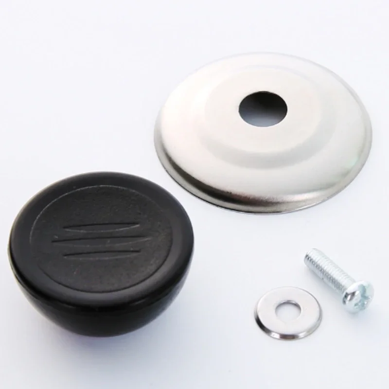 1/3pcs Pot lid cap top bead plastic+stainless steel replaceable universal pot lid handle anti scald kitchen accessories pot lid handle,pot lid knob