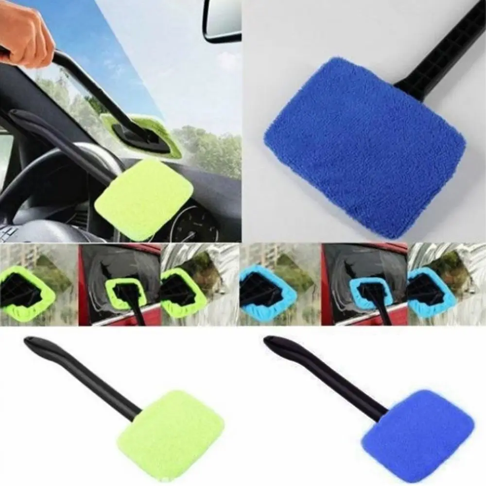 

Soft Microfiber Easy Clean Long Handle Dust Removal Cleaning Brush Wash Wiper Car Windshield Window Cleaner