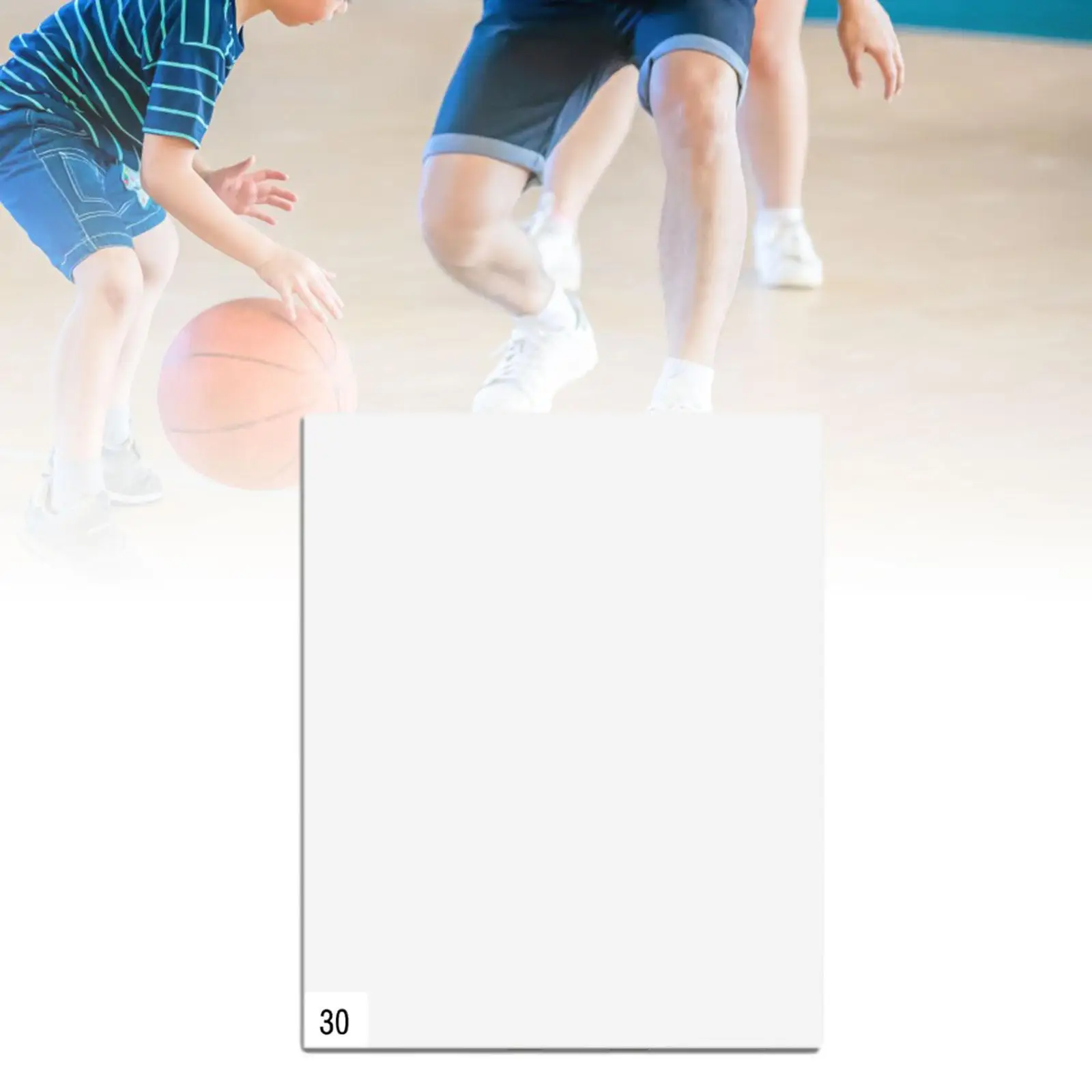 30Pcs Basketball Sticky Adhesive Mat Court Accessory Basketball Shoe Grip