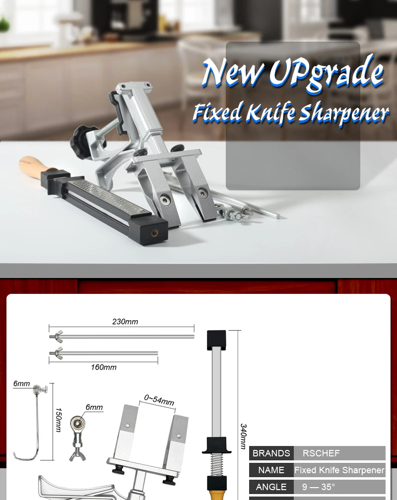 2023 Xt Fixed Knife Sharpener Kitchen Sharpening Stone Sharpeners Angle  Professional Grinding System Diamond Whetstone Woodwork - Temu