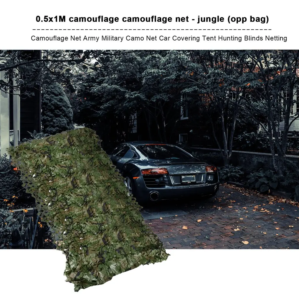 Camouflage Net Sunshade Net for Hunting and Home Decor