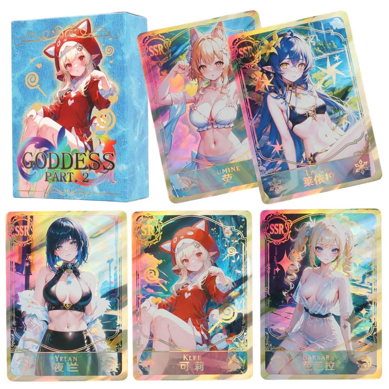 55Pcs Goddess Story Sexy Bikini Loli Costume Da Bagno Card Non Ripetendo Charming Sexy Goddess Card Indoorsman Collection Card