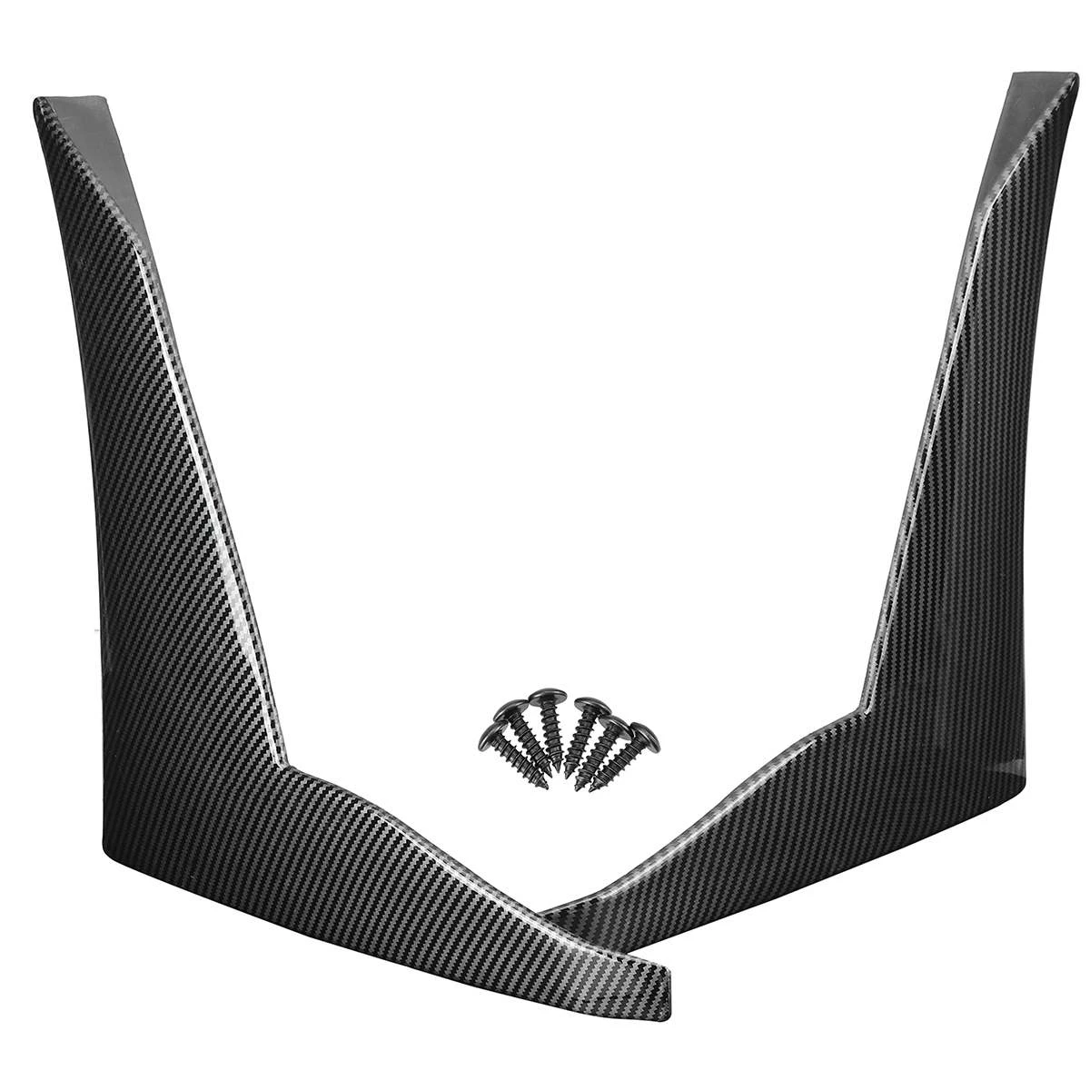 

Боковое крыло автомобиля из углеродного волокна, ласты, спойлер, юбка-протектор для переднего и заднего бампера, разветвитель губ для Infiniti Honda