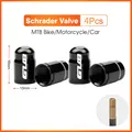 4pcs Black-Schrader