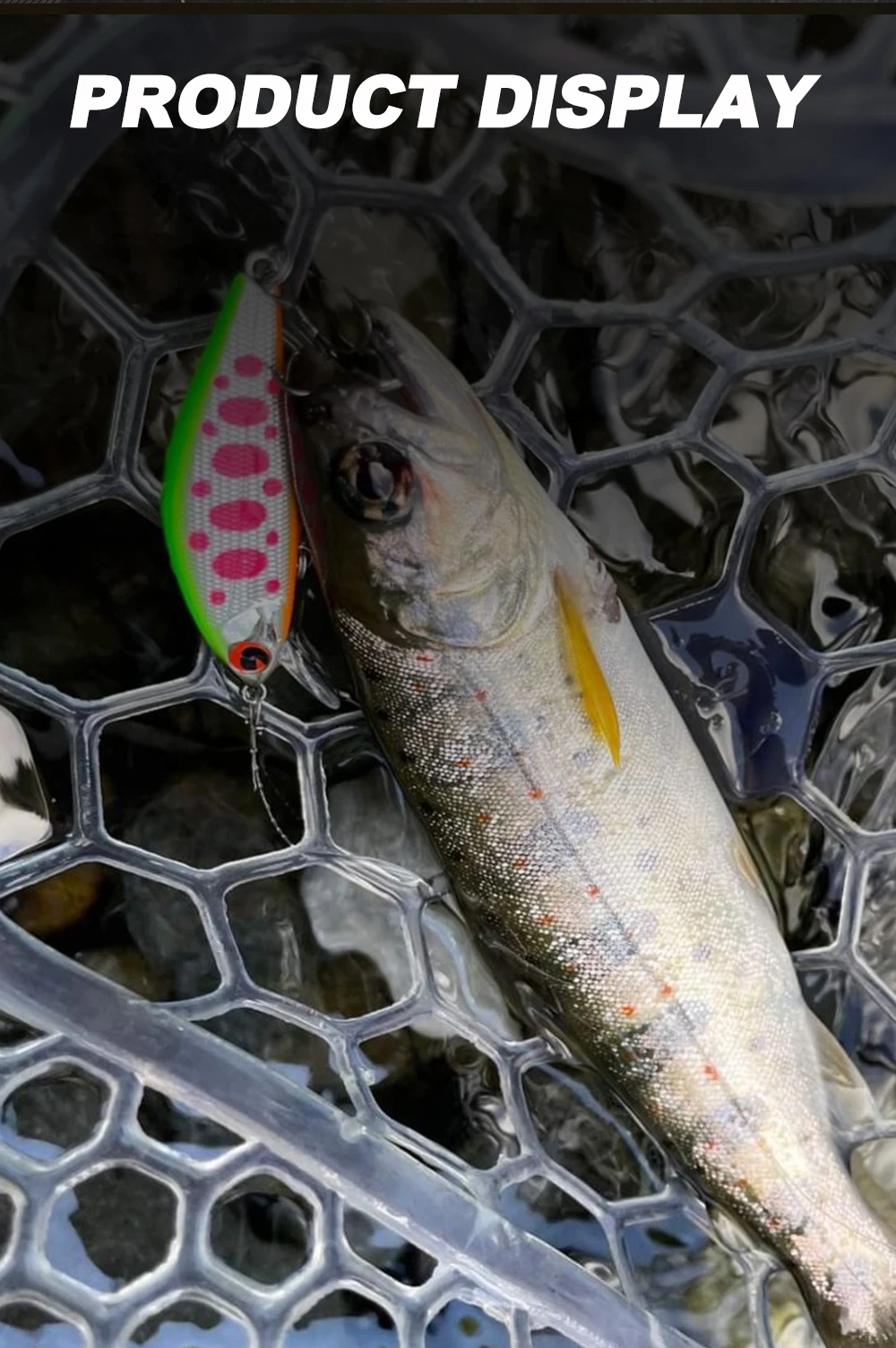 D1 Minnow Angeln Lockt 45mm 4g Sinking Harte Köder Künstliche Trout Mini Wobbler Für Pesca Barsch Bass Stream fisch Bekämpfen DT5027 – Detail 5