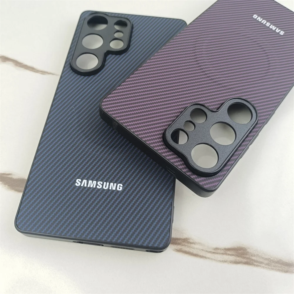 Sleek Carbon Fiber Pattern Magnetic Phone Case - Matte Hard Protective Cover