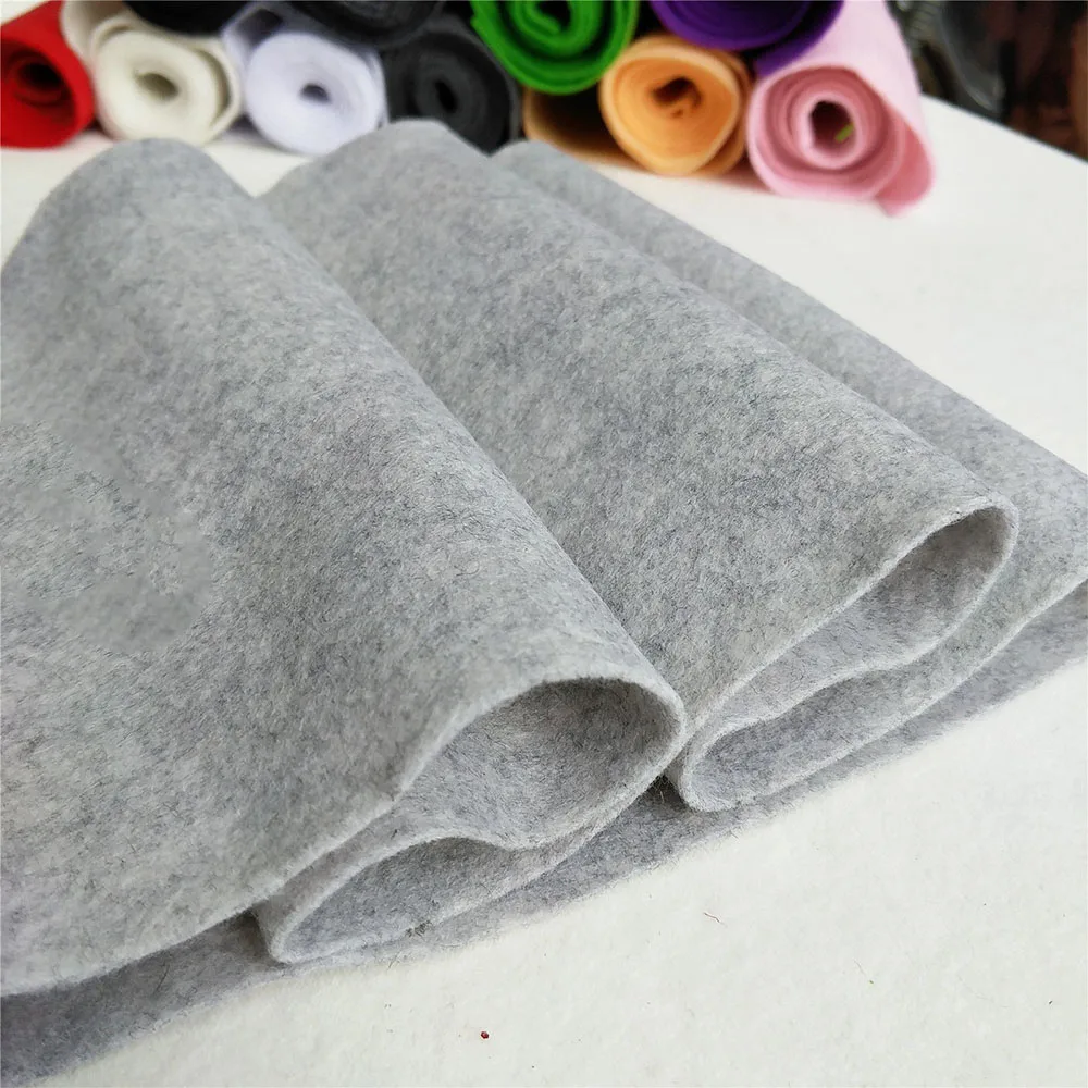 Multicolor Soft Felt Fabric 20x90cm Non-woven Felt Sheet DIY Sewing Doll Craft Accessories 1.4mm Thick