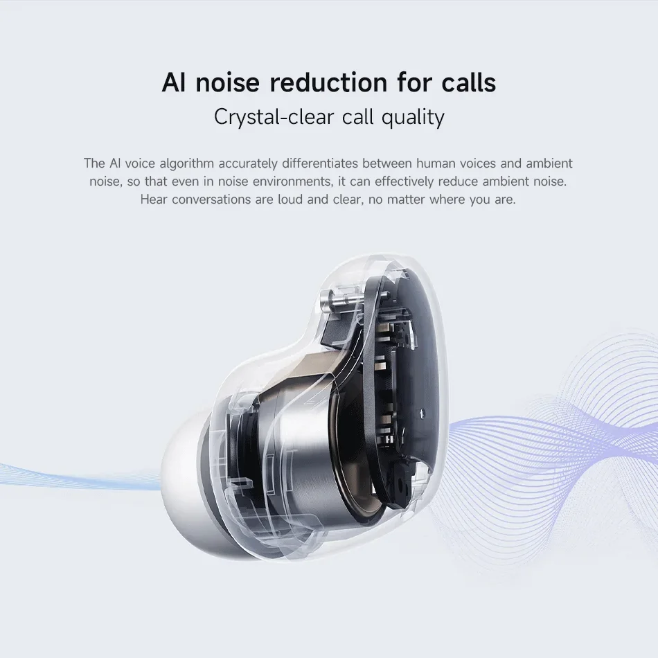 Global Version Xiaomi Redmi Buds 6 Play Earbuds 10mm Dynamic Driver AI Noise Cancellation 36 Hours Battery TWS Earphone wireless bluetooth earphones