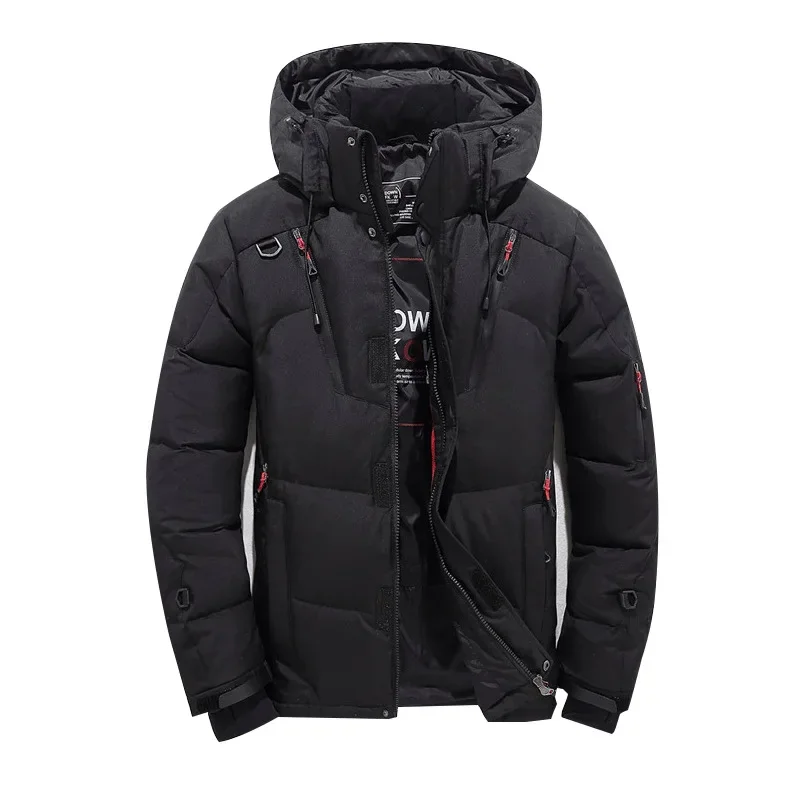 Thick Down Jacket with Collar for Men Warm Parka Casual Coat Waterproof Winter -30 Degrees Size 5XL down jacket,mens jacket