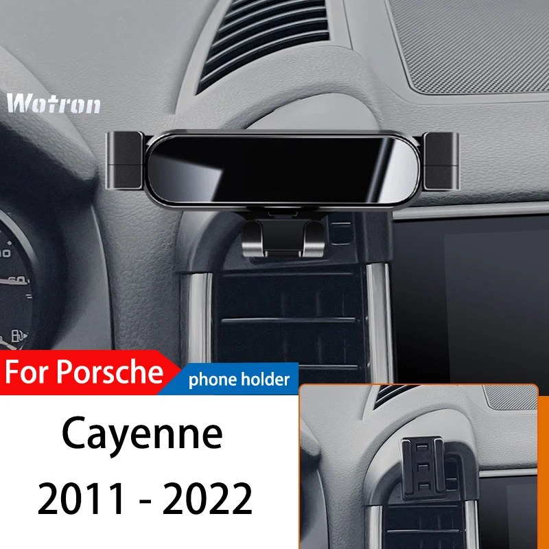 Car Phone Holder For Porsche Cayenne 2011-2022 Gps Special Gravity ...