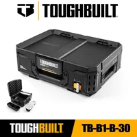 TOUGHBUILT TB-B1-B-30 StackTech Tool Box Multi-functional Maintenance Parts Box Stackable Toolbox Toughbuilt Tool Accessories 1