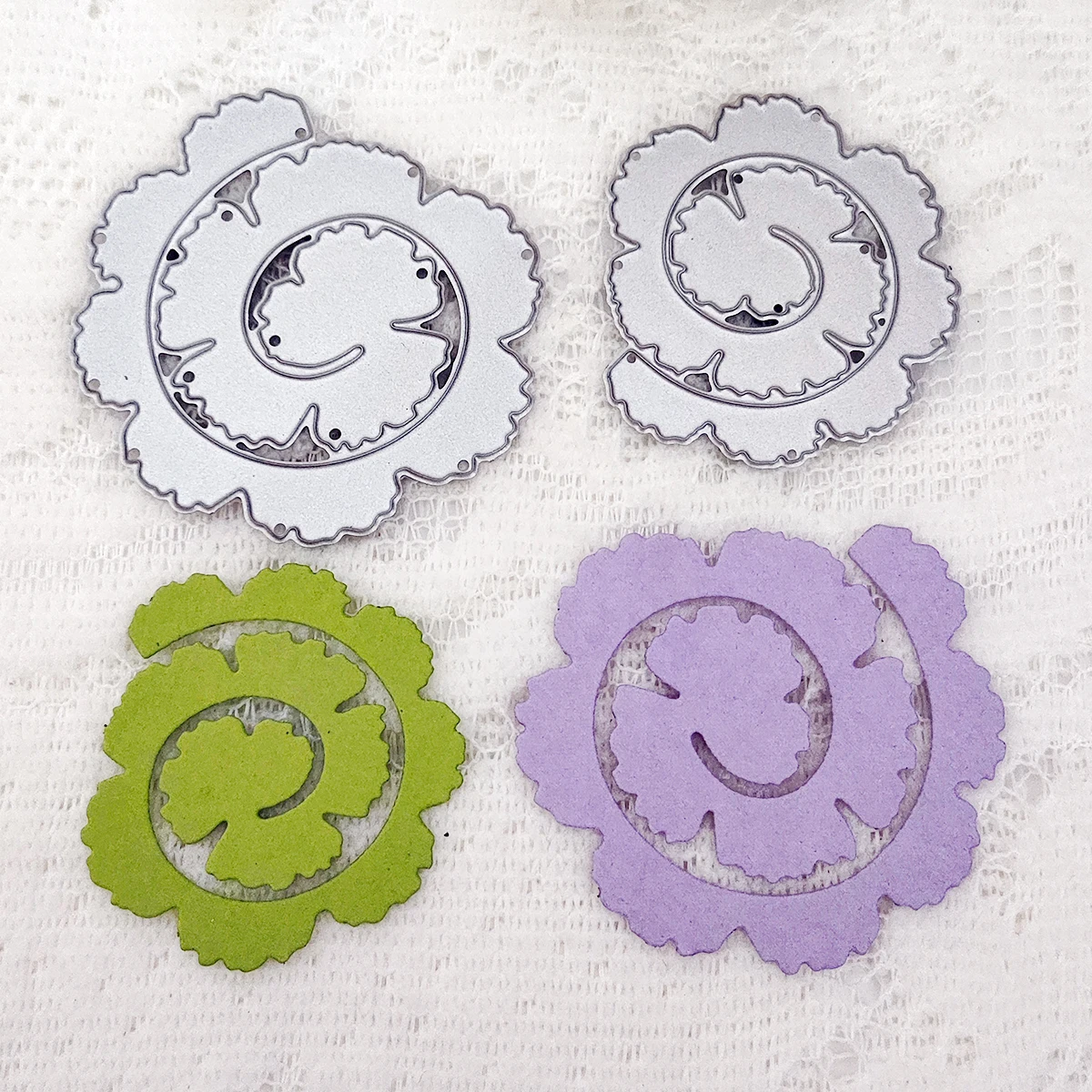 KUKUUU Kit De Fabrication De Moules à Faire Soi-même Octogone Matrices De Découpe En Métal Pochoir Bricolage Scrapbooking Album Modèle De Carte En Papier