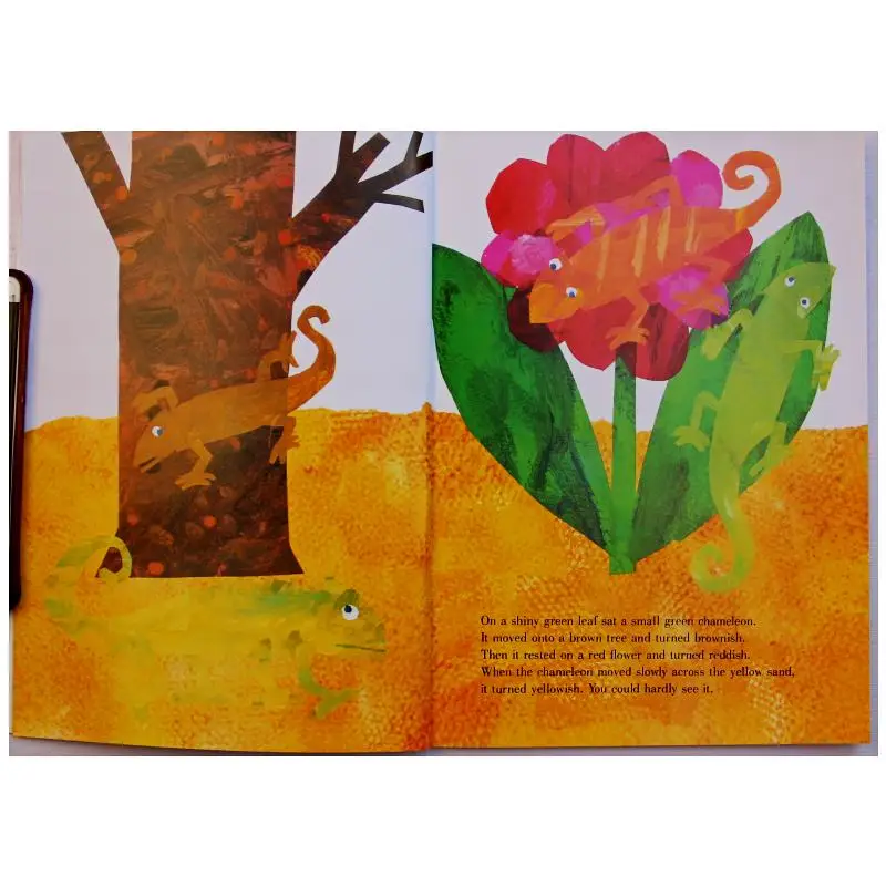 The Mixed-up Chameleon By Eric Carle Educational English Picture Book Learning Card Story Book For Baby Kids Children Gifts 2