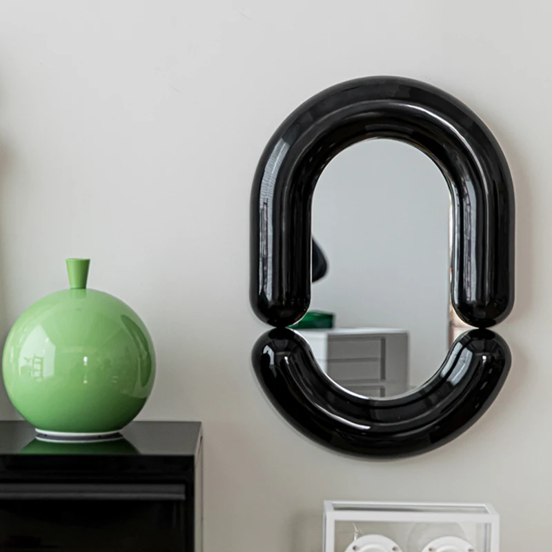

Kawaii Makeup Adhesive Art Mirror Wall Stickers Hairdressing Hallway Bedroom Mirror Dressing Decoration Salon House Decoration