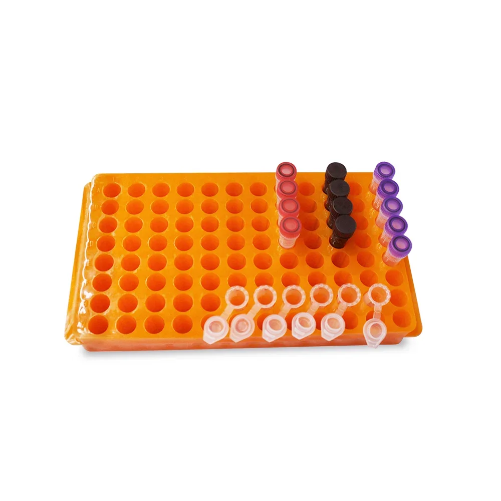 Biosharp 0.5/1.5ml Double-sided Centrifuge Tube Rack 60/90 Holes Test Tube Rack Holder Experimental Equipment Teaching Supplies