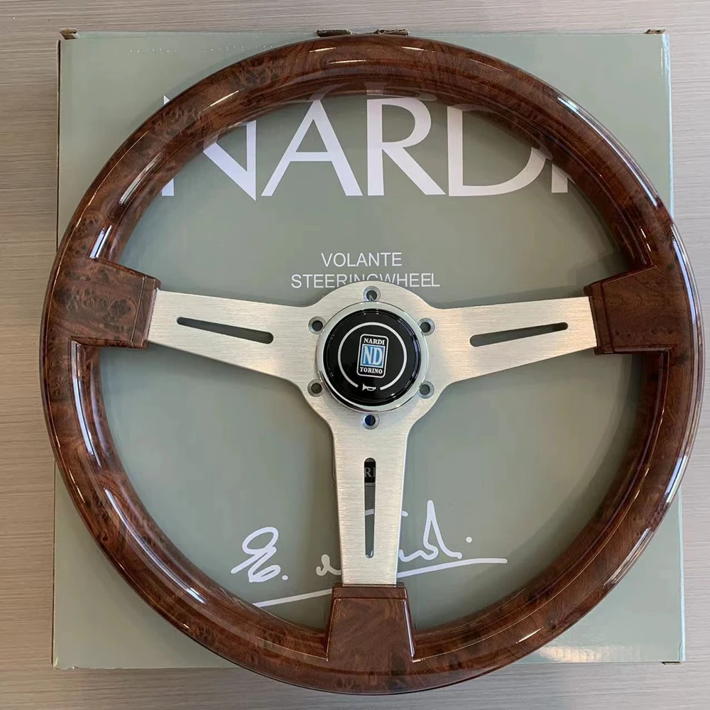 

350MM 14Inch Universal Classic Nardi ABS Wood Steering Wheel Racing Wood Steering Wheels Volantes For Volvo Toyota VW Honda BMW