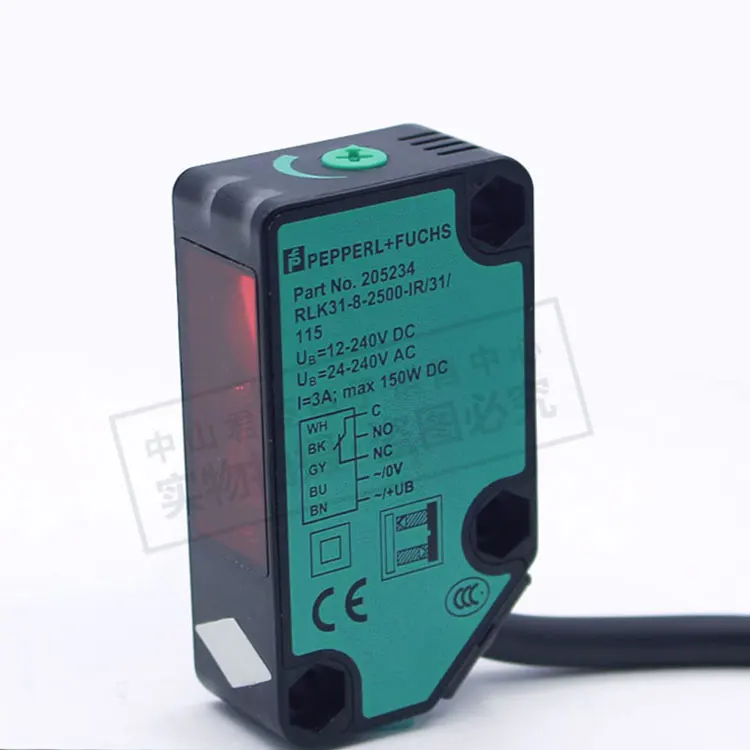 

P+F Pepperl+Fuchs RLK31-8-2500-IR/31/115 photoelectric switch sensor RLK31-8 original authentic