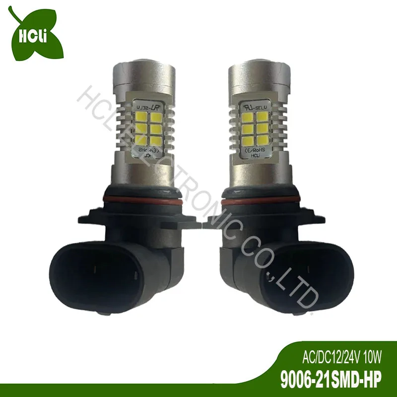 High quality 12/24V 10W 9005 9006 HB3 HB4 H8 H11 Car Bulb Led Front Fog Lamp DRL Headlight Low Beam Light free shipping 100pcs