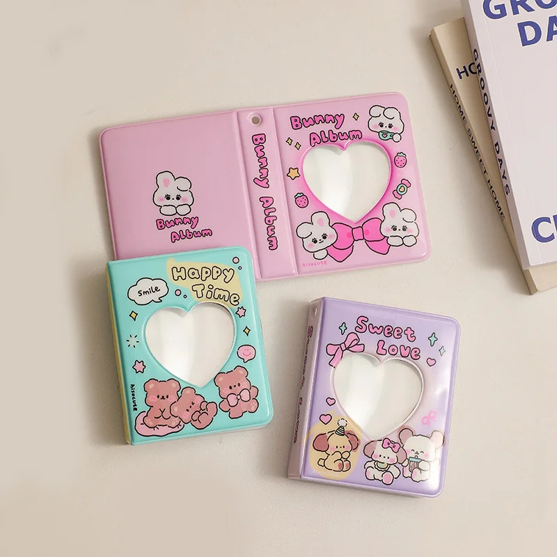 Ins Cartoon 3 Inch Photocard Holder Bear Rabbit Puppy Print Photo Album ins-cartoon-3-inch-photocard-holder-bear-rabbit-puppy-print-photo-album